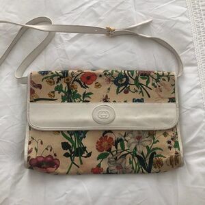 Gucci Floral Vintage Crossbody Purse